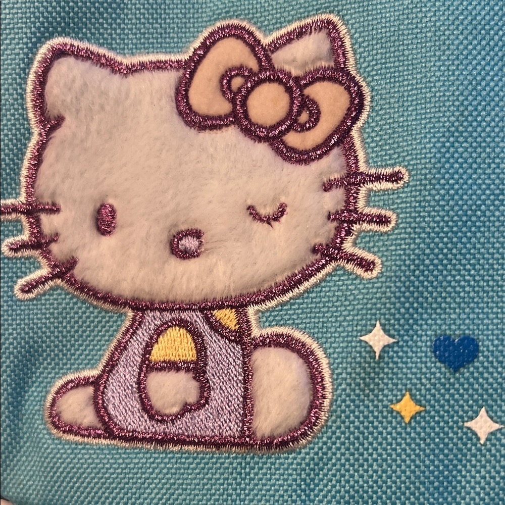 VINTAGE Hello Kitty Blue Car Seat Garbage Bag- RARE LIMITED EDITION GUC - Picture 9 of 16